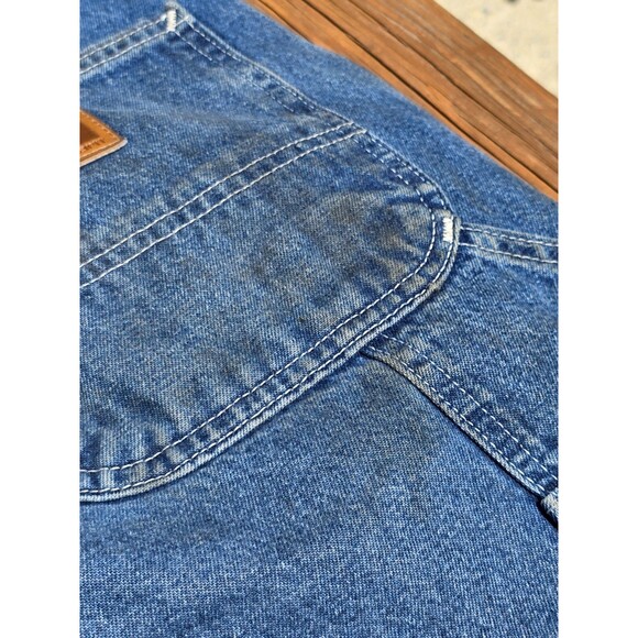 Carhartt Blue Paint Distressed Carpenter Jeans Men Size: 40x32 Shows Work Wear - Picture 10 of 11